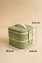 Hermia Caja de Almacenamiento Aislada al Vacío 1300 ml Verde